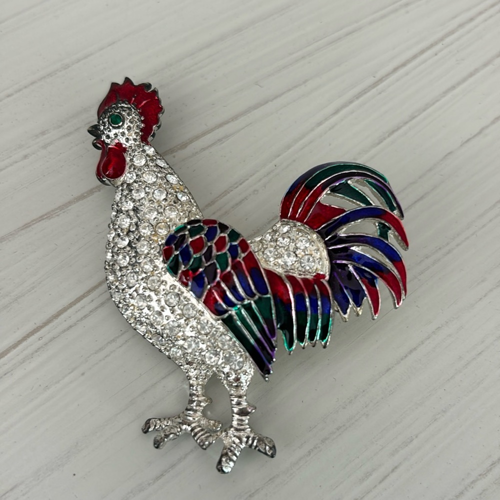 Vintage Rooster Pin